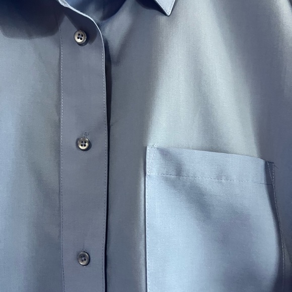 Foxcroft French Blue Blouse Size 22W - Picture 6 of 6